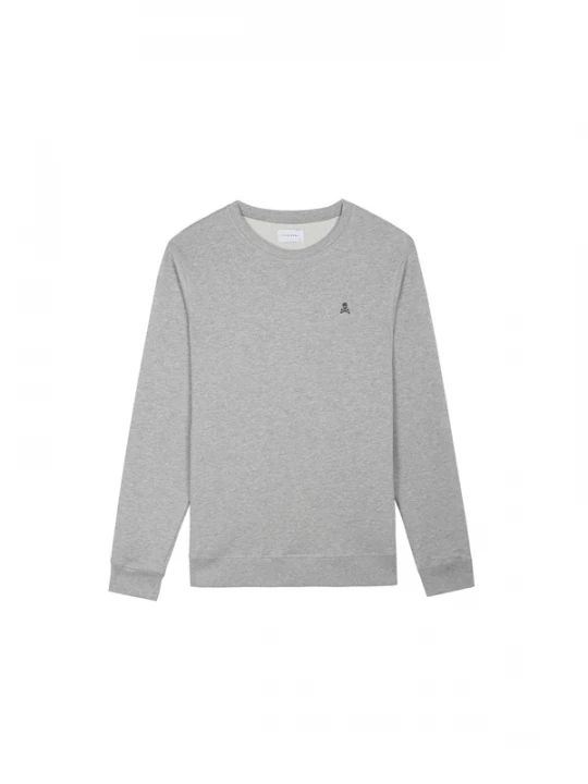 Foto van product Scalpers Sweatshirt grijs gemêleerd