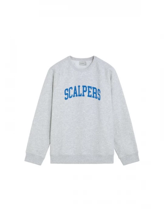Foto van product Scalpers Sweatshirt ' ' grijs / grijs gemêleerd