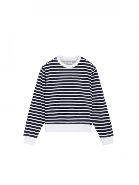 Foto van product Scalpers Sweatshirt navy / wit