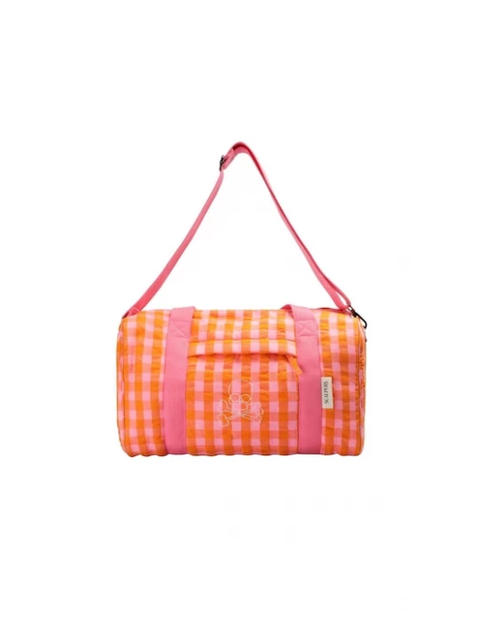 Foto van product Scalpers Tas 'Lou Vichy ' oranje / pink