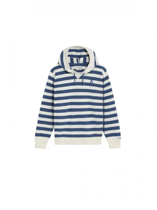 Foto van product Scalpers Trui navy / wolwit