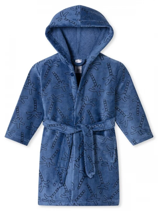 Foto van product SCHIESSER Badjas 'Aqua' blauw