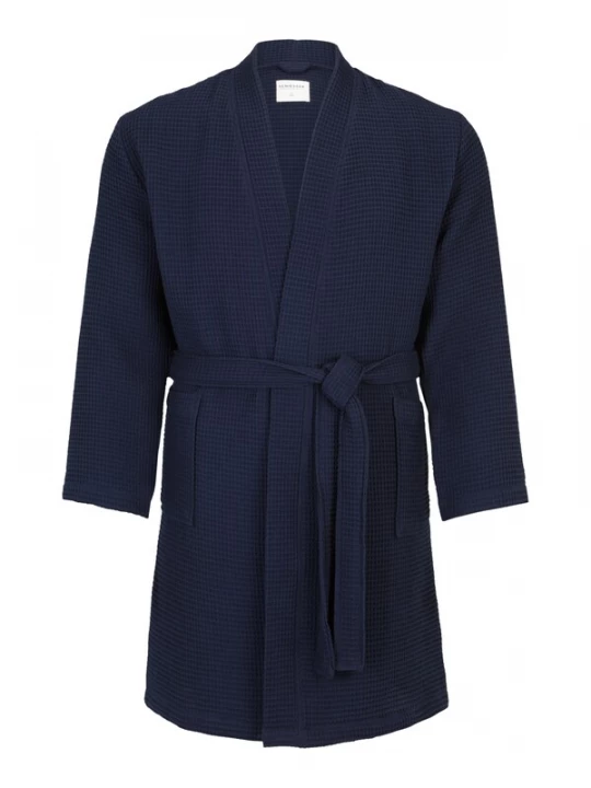 Foto van product SCHIESSER Badjas kort donkerblauw