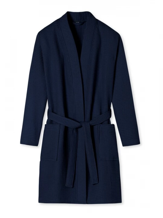 Foto van product SCHIESSER Badjas kort donkerblauw