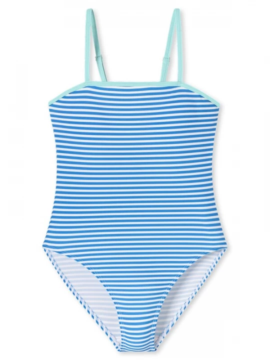 Foto van product SCHIESSER Badpak ' Aqua Teens Girl ' aqua / offwhite