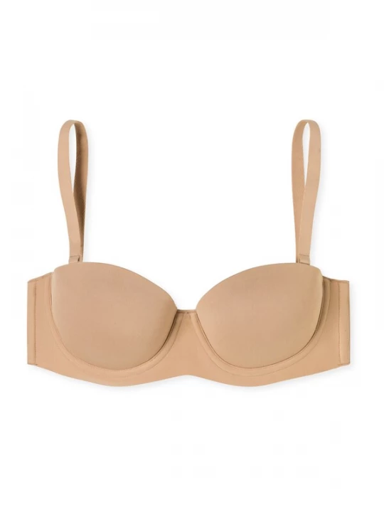 Foto van product SCHIESSER BH ' Bandeau mit Schale - Unique Micro ' beige