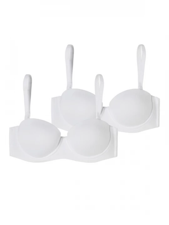 Foto van product SCHIESSER BH ' Bandeau mit Schale - Unique Micro ' wit