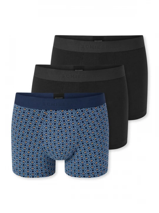Foto van product SCHIESSER Boxershorts ' 95 / 5 ' blauw / zwart
