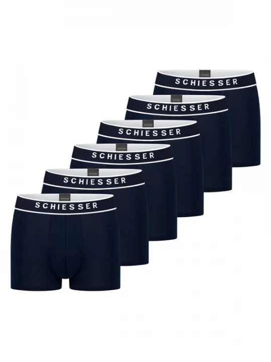 Foto van product SCHIESSER Boxershorts '95 / 5 Cotton' donkerblauw