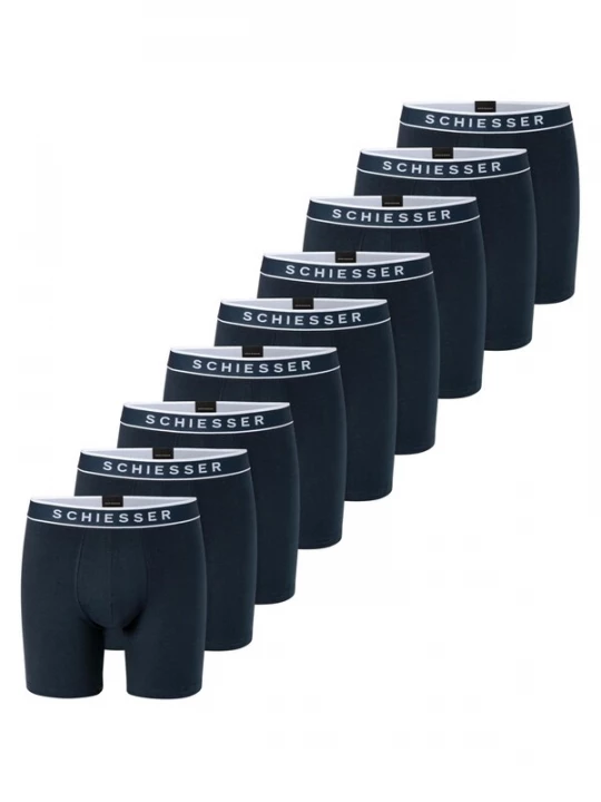 Foto van product SCHIESSER Boxershorts '95 / 5 Cotton' donkerblauw