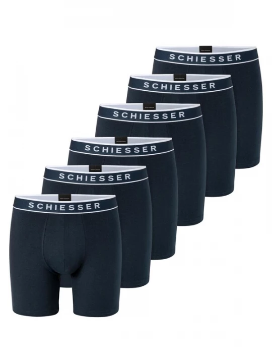 Foto van product SCHIESSER Boxershorts '95 / 5 Cotton' donkerblauw