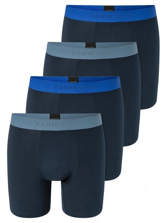 Foto van product SCHIESSER Boxershorts '95 / 5 Cotton' donkerblauw