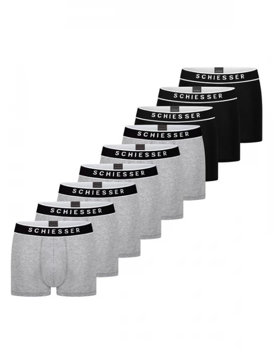 Foto van product SCHIESSER Boxershorts '95 / 5 Cotton' zilvergrijs