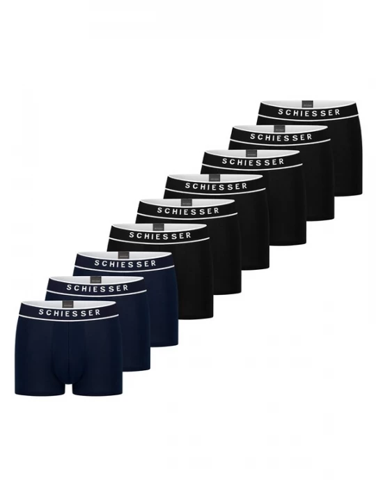 Foto van product SCHIESSER Boxershorts '95 / 5 Cotton' zwart gemêleerd
