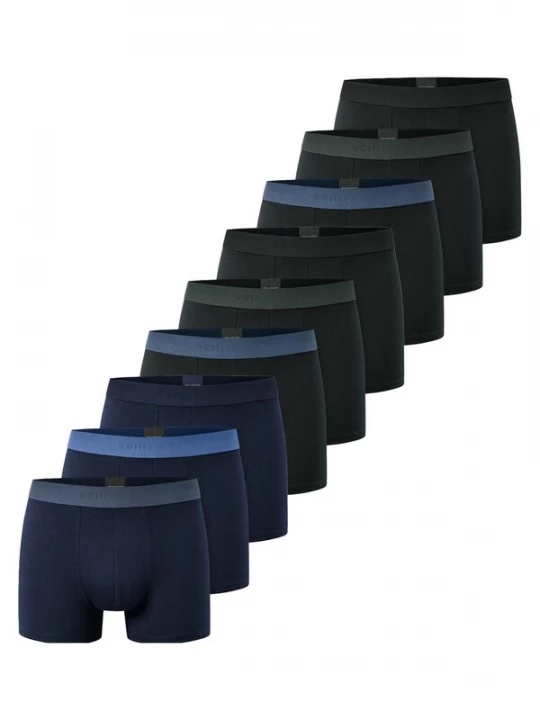 Foto van product SCHIESSER Boxershorts '95 / 5 Cotton' zwart gemêleerd