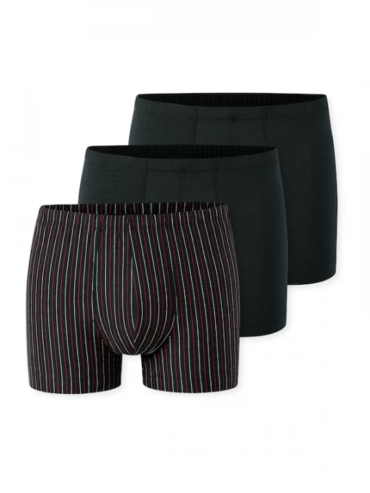 Foto van product SCHIESSER Boxershorts '95 / 5 Essentials' rood / zwart / wit