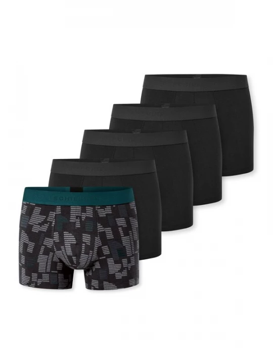 Foto van product SCHIESSER Boxershorts ' 95 / 5 Multi ' zwart