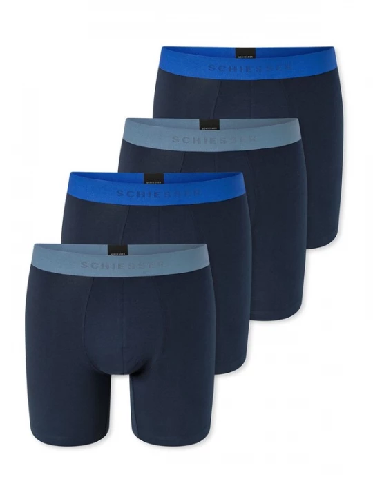 Foto van product SCHIESSER Boxershorts ' 95 / 5 ' navy / donkerblauw