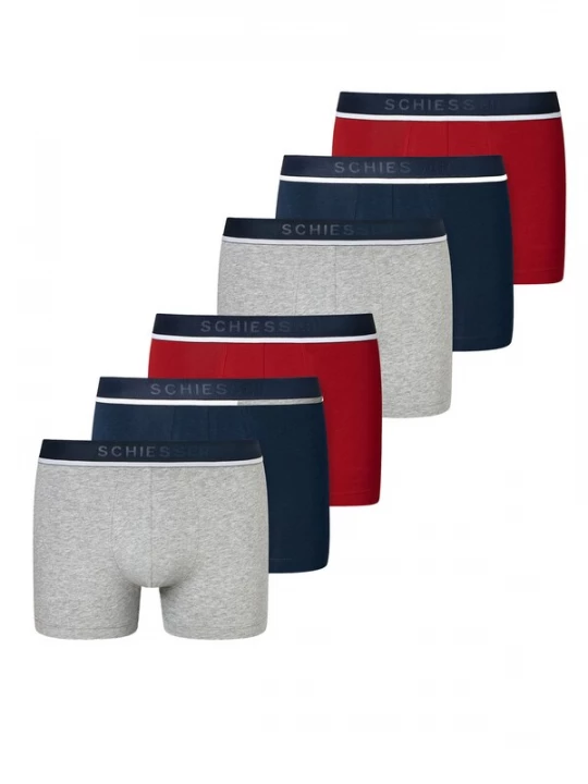 Foto van product SCHIESSER Boxershorts ' 95 / 5 Organic Cotton ' grijs