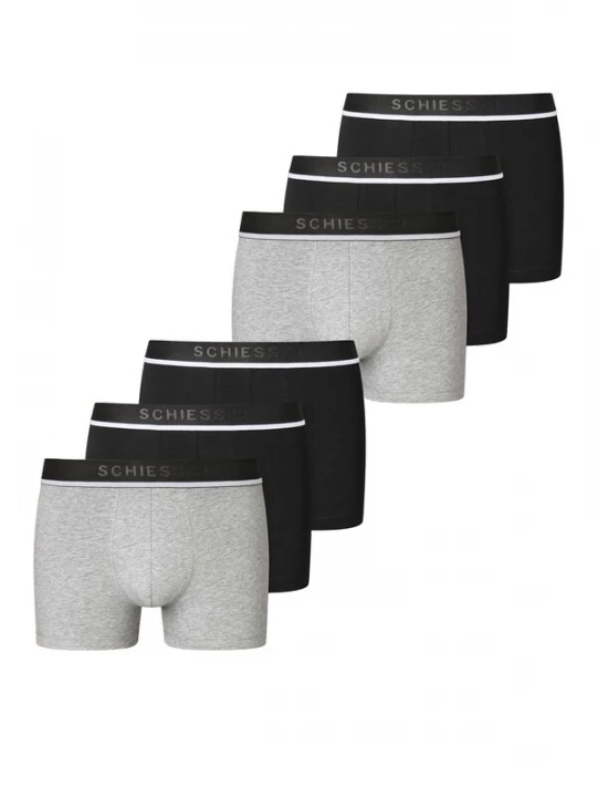 Foto van product SCHIESSER Boxershorts ' 95 / 5 Organic Cotton ' grijs gemêleerd