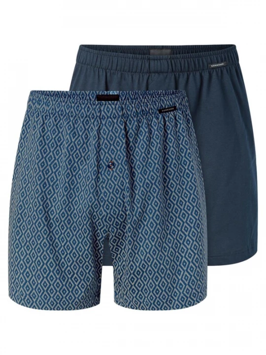 Foto van product SCHIESSER Boxershorts 'Basic' donkerblauw
