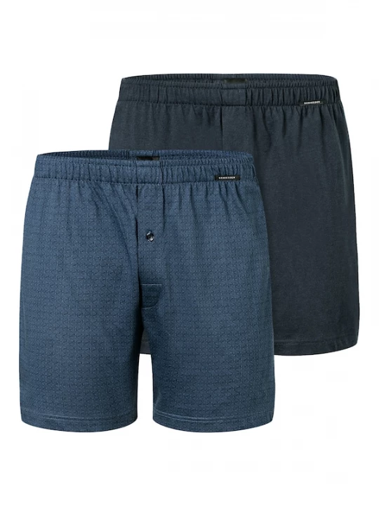 Foto van product SCHIESSER Boxershorts 'Basic' donkerblauw / zwart