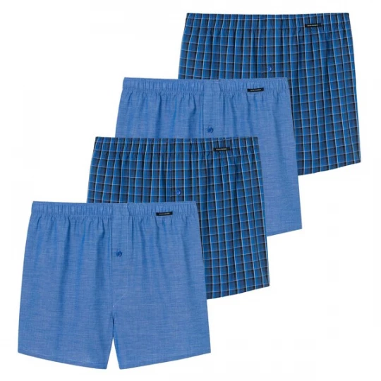 Foto van product SCHIESSER Boxershorts blauw / zwart