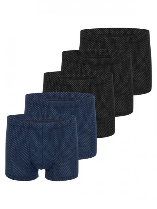 Foto van product SCHIESSER Boxershorts 'Cotton Casual Cotton' zwart gemêleerd