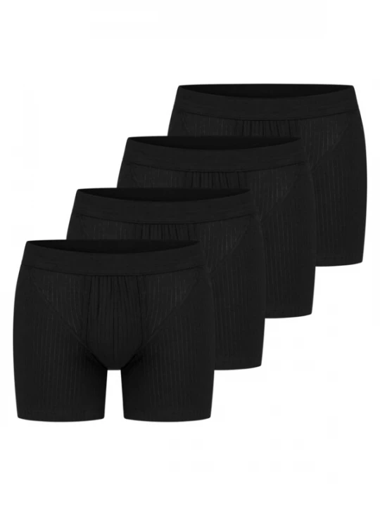Foto van product SCHIESSER Boxershorts 'Cotton Essentials Authentic' zwart