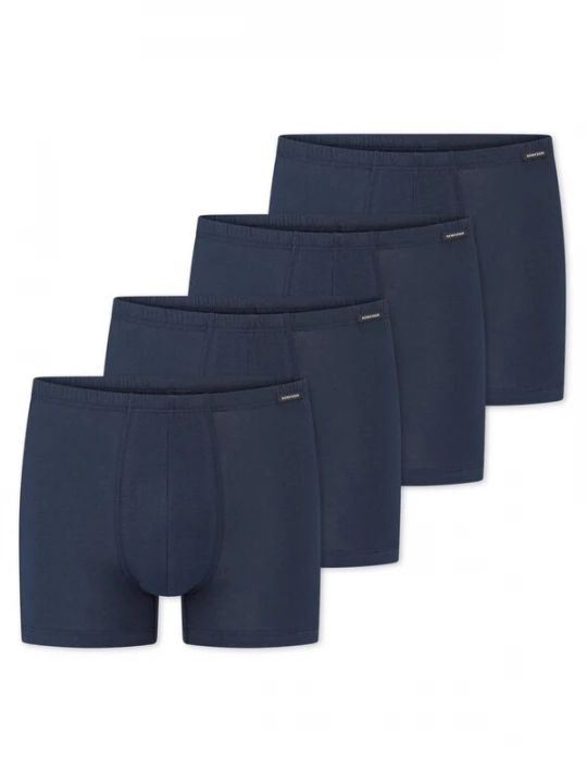 Foto van product SCHIESSER Boxershorts 'Cotton Essentials' donkerblauw
