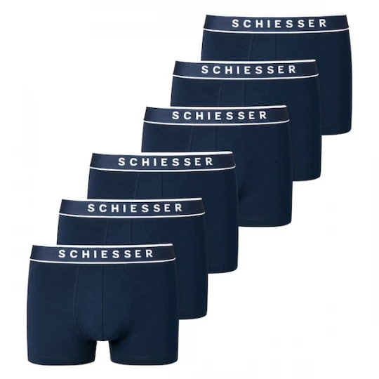 Foto van product SCHIESSER Boxershorts donkerblauw / wit