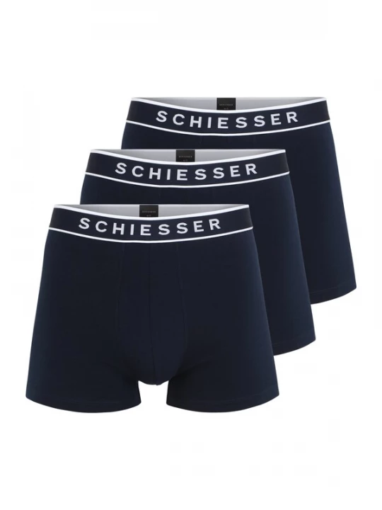 Foto van product SCHIESSER Boxershorts donkerblauw / wit