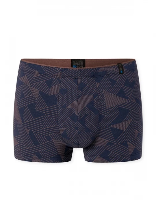 Foto van product SCHIESSER Boxershorts 'Long Life Soft' donkerblauw / brons
