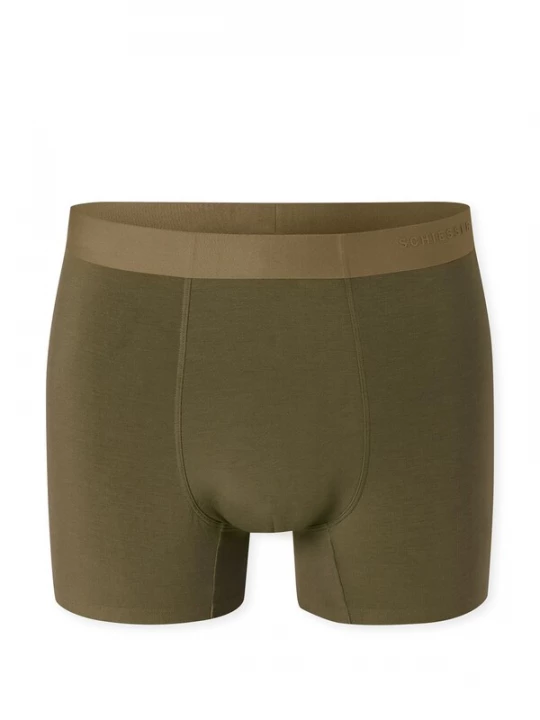 Foto van product SCHIESSER Boxershorts ' Modern Bonded ' kaki / olijfgroen