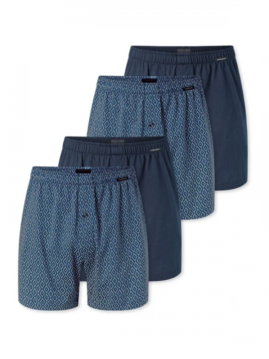 Foto van product SCHIESSER Boxershorts ' Multipacks ' donkerblauw / grijs