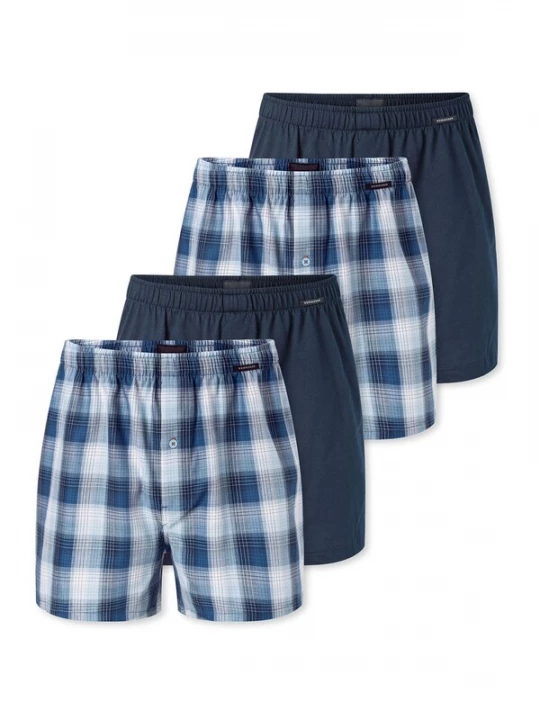 Foto van product SCHIESSER Boxershorts ' Multipacks ' donkerblauw / wit