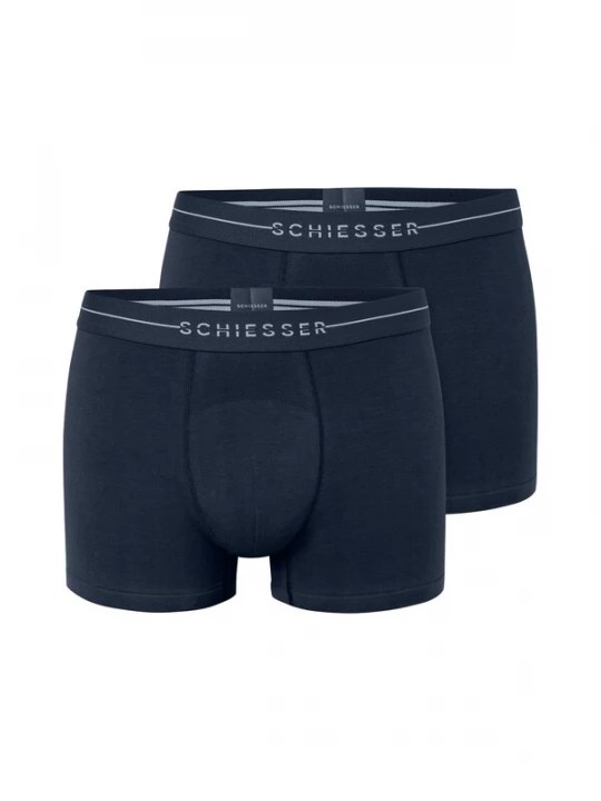 Foto van product SCHIESSER Boxershorts nachtblauw / wit