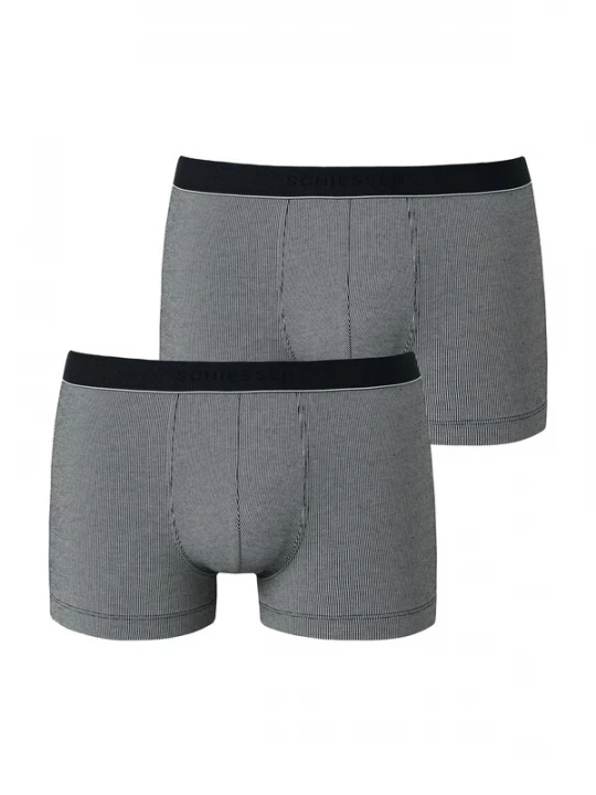 Foto van product SCHIESSER Boxershorts navy / wit