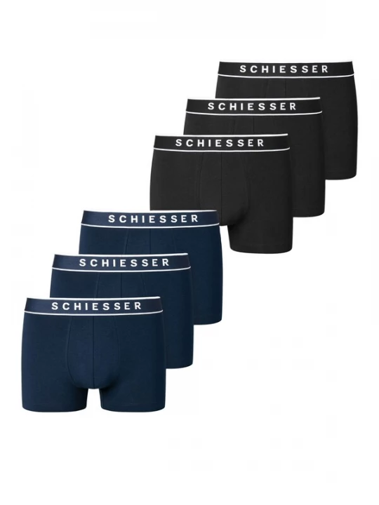 Foto van product SCHIESSER Boxershorts navy / zwart / wit