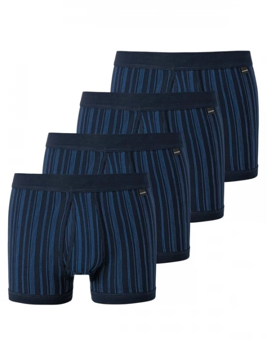 Foto van product SCHIESSER Boxershorts 'Original Classics Feinripp' donkerblauw