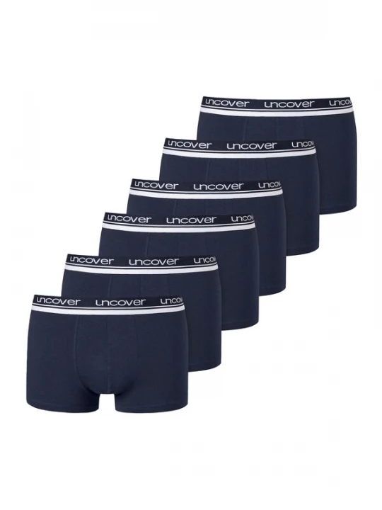 Foto van product SCHIESSER Boxershorts 'Uncover' donkerblauw / wit