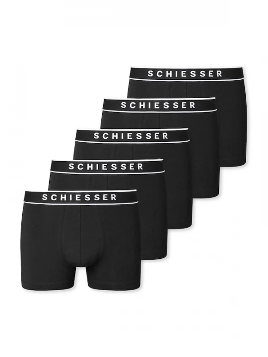 Foto van product SCHIESSER Boxershorts zwart / wit