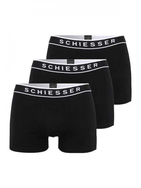 Foto van product SCHIESSER Boxershorts zwart / wit