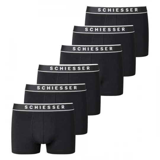 Foto van product SCHIESSER Boxershorts zwart / wit