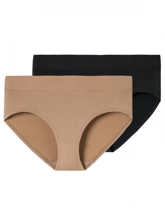 Foto van product SCHIESSER Broekje beige / zwart