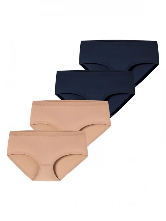 Foto van product SCHIESSER Broekje ' Invisible Cotton ' beige / nude / nachtblauw