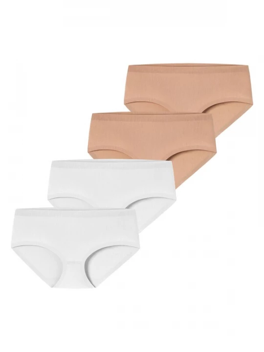 Foto van product SCHIESSER Broekje ' Invisible Cotton ' nude / wit