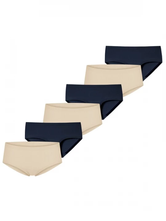 Foto van product SCHIESSER Broekje ' Invisible Cotton ' sand / nachtblauw