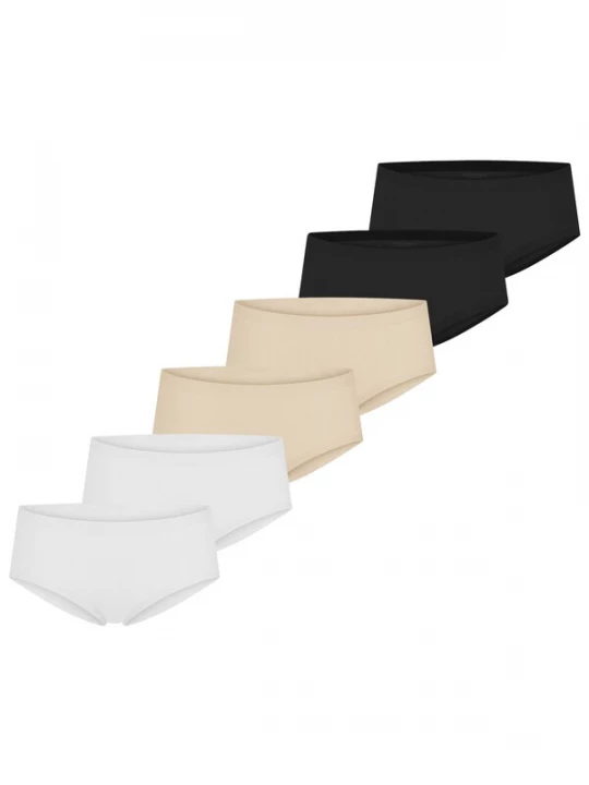 Foto van product SCHIESSER Broekje ' Invisible Cotton ' sand / zwart / wit