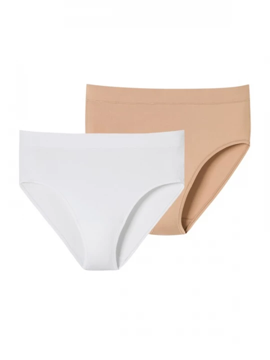 Foto van product SCHIESSER Broekje ' Retro Pants Unique Micro ' nude / wit